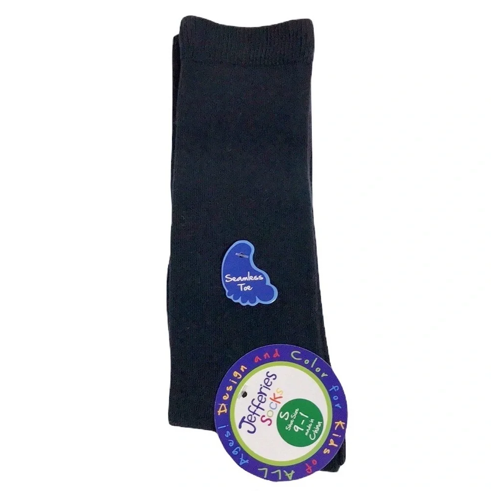 Jefferies Socks Smooth Toe Cotton Knee High Socks 2 Pair Pack